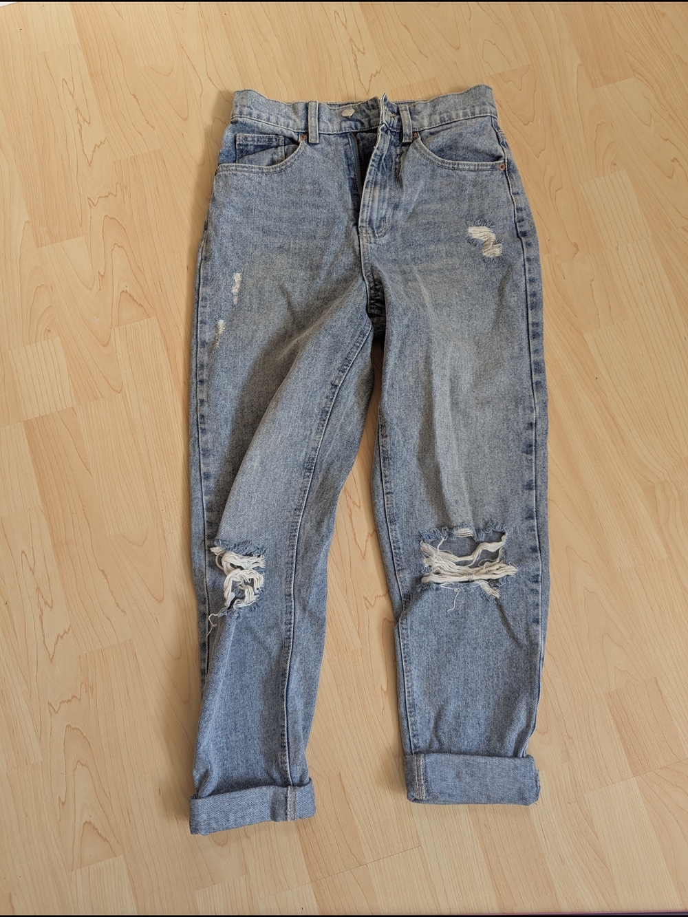 Ardene Light Blue Mom Jeans